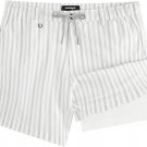maamgic Mens Casual 5.5"/7" Seersucker Shorts with Compression Liner,