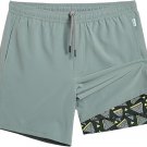 maamgic Gym Shorts for Men 7 inch Inseam with Liner Stretch 2 in 1 Workout