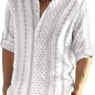 COOFANDY Men's Cotton Linen Henley T-Shirt Long Sleeve Hippie Casual Beach T-Shirts COOFANDY Men's Cotton Linen Henley T-Shirt Long Sleeve Hippie Casual Beach T-Shirts