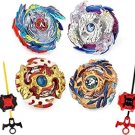 Elfnico Bey Battling Top Burst Gyro Toy Set 4 Spinning Tops 2 Launchers