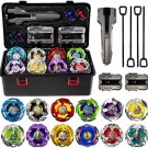 Battle Spinning Top Set with 12 Colorful Tops, Launchers and Accessories, Battle Spinning Top Set with 12 Colorful Tops, Launchers and Accessories,