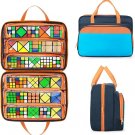 CURMIO Speed Cube Carrying Case, Portable Storage Bag Compatible with 34pcs Puzzle Cubes