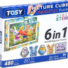 TOSY Picture Cube Bunny Friends: 6-in-1 Magnetic Picture Puzzle, Easter TOSY Picture Cube Bunny Friends: 6-in-1 Magnetic Picture Puzzle, Easter