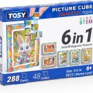 TOSY Picture Cube Bunny Land: 6-in-1 Magnetic Picture Puzzle, Easter