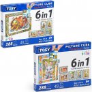 TOSY Picture Cube: 6-in-1 Magnetic Picture Puzzle, Easter Basket Stuffers