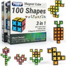TOSY Magnet Cube 2x2 - 8 Blocks, 2in1 Toy: 2x2x2 Puzzle Cube and Customizable TOSY Magnet Cube 2x2 - 8 Blocks, 2in1 Toy: 2x2x2 Puzzle Cube and Customizable
