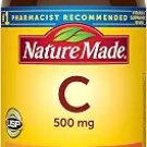 Nature Made Vitamin C 500 mg Tablets for Daily Immune Support
