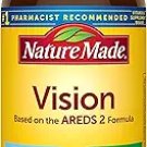 Nature Made Vision Based on the AREDS 2 Formula, Eye Vitamins with Lutein & Zeaxanthin
