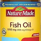 Nature Made Fish Oil Omega 3 Supplements, 1000mg Softgels, Omega 3 Fish Oil