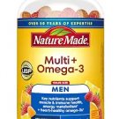 Nature Made Mens Multivitamin Gummies with Omega-3, Mens Gummy