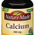 Nature Made Calcium, 500 mg, With Vitamin D, Tablets, 130 Count (Pack of 3)