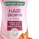 Nature’s Bounty Hair Growth Gummies for Supporting Thicker, Fuller Hair with Biotin,