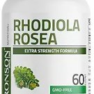 Bronson Rhodiola Rosea Vegetarian Capsules - Adaptogenic Herb - Brain,