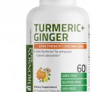 Bronson Turmeric + Ginger Extra Strength Joint Health & Digestion Support