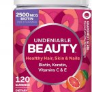 OLLY Hair Skin and Nails Gummies - Undeniable Beauty with Biotin 2500mcg