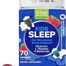 OLLY Kids Sleep Gummies, 0.5mg Melatonin, L Theanine, Chamomile, and Lemon Balm