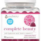 Youtheory Complete Beauty Gummies, Watermelon Flavor, Featuring