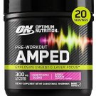 Optimum Nutrition Amped Pre-Workout, with Citrulline, Beta-Alanine, Optimum Nutrition Amped Pre-Workout, with Citrulline, Beta-Alanine,