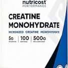 Nutricost Creatine Monohydrate Micronized Powder 500G, 5000mg Per Serv (5g) Nutricost Creatine Monohydrate Micronized Powder 500G, 5000mg Per Serv (5g)