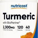 Nutricost Turmeric Curcumin with BioPerine and 95% Curcuminoids, 2300mg, Nutricost Turmeric Curcumin with BioPerine and 95% Curcuminoids, 2300mg,