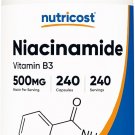 Nutricost Niacinamide (Vitamin B3) 500mg, 240 Capsules - Non-GMO, Gluten Free Nutricost Niacinamide (Vitamin B3) 500mg, 240 Capsules - Non-GMO, Gluten Free
