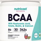 Nutricost BCAA for Women (Strawberry Lemonade, 30 Servings) - Formulated Nutricost BCAA for Women (Strawberry Lemonade, 30 Servings) - Formulated