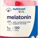 Nutricost Kids Melatonin Gummies 1mg, 120 Gummies, Strawberry Flavored Nutricost Kids Melatonin Gummies 1mg, 120 Gummies, Strawberry Flavored
