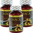 3 x Maca 500 mg 120 Caps Energizing Herb Rich in Saponins 3 x Maca 500 mg 120 Caps Energizing Herb Rich in Saponins