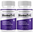 (2 Pack) Memotril Memory Capsules, Memo Tril Advanced Formula (120 Capsules)