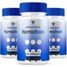 (3 Pack) Harmo Brain Focus Supplement, HarmoBrain Support (180 Capsules)