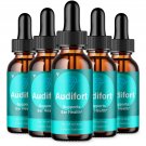 (5 Pack) Audifort Advanced Tinnitus Drops, Audifort Max Hearing Formula (10oz)