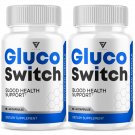 (2 Pack) Gluco Switch Blood Support Pills GlucoSwitch Supplement (120 Capsules) (2 Pack) Gluco Switch Blood Support Pills GlucoSwitch Supplement (120 Capsules)