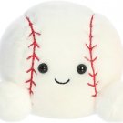 Aurora® Adorable Palm Pals™ Slugger Baseball™ Stuffed Animal - Pocket-Sized Play White 5 Inches
