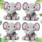 Libima 4 Pcs Small Elephant Stuffed Animals Bulk 6 Inch Cute Elephant Plush Sets Soft