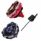 Beyblade CX-03 Perseus Dark CX-05 Hells Reaper Alloy Gyro Burst w/ Launcher SET