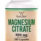 Magnesium Citrate 800mg, 112mg Elemental, Regularity + Sleep, 180 Capsules Magnesium Citrate 800mg, 112mg Elemental, Regularity + Sleep, 180 Capsules