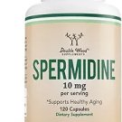 Spermidine 10mg, Cellular Renewal, Healthy Aging + Hair, 120 Capsules | Healthy Aging Spermidine 10mg, Cellular Renewal, Healthy Aging + Hair, 120 Capsules | Healthy Aging