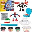 Play-Doh Marvel Spider-Man Launch & Slice Battle Playset with 2 Bendy Action Figures