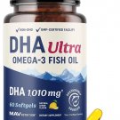 DHA Ultra 1010MG, Brain & Cognitive Health Support, Omega 3 Fish Oil, 60 Ct | 1414MG DHA Ultra 1010MG, Brain & Cognitive Health Support, Omega 3 Fish Oil, 60 Ct | 1414MG