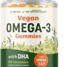 Omega 3 6 9 + DHA Gummies, Plant-Based Triple Omegas, 50mg DHA, Vegetarian | Omega 3 6 9 + DHA Gummies, Plant-Based Triple Omegas, 50mg DHA, Vegetarian |