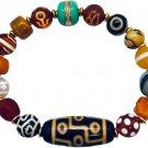 Handmade Beads Bracelet for Men Women, Retro Ethnic Style Agate Healing Crystal Stretching Bracelet Handmade Beads Bracelet for Men Women, Retro Ethnic Style Agate Healing Crystal Stretching Bracelet