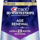 Crest 3D Whitestrips Age Renewal, 3D White, Teeth Whitening Strip Kit, 48 Strips (24 Count Pack Crest 3D Whitestrips Age Renewal, 3D White, Teeth Whitening Strip Kit, 48 Strips (24 Count Pack