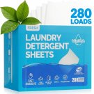 blue fresh Laundry Detergent Sheets Fresh Scent (280Loads) Dual-Effect Laundry blue fresh Laundry Detergent Sheets Fresh Scent (280Loads) Dual-Effect Laundry