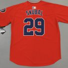 Men's Tarik Skubal #29 Orange Detroit Tigers 2026 Fully Stitched All Sizes