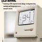 Retro 1984 Apple Macintosh 128K Design Digital Alarm Clock Maclock Rechargeable