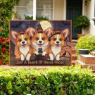 Corgi Sisters Just A Bunch Of Hocus Pocus Yard Sign 12"x9" (Two-Sided Same Print) Corgi Sisters Just A Bunch Of Hocus Pocus Yard Sign 12"x9" (Two-Sided Same Print)