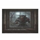Werewolf Full Moon 1000-Piece Wooden Jigsaw Puzzle