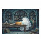 Ghost Jack-o-Lantern 1000-Piece Wooden Jigsaw Puzzle