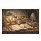 Spooky Witch Spell Book 1000-Piece Wooden Jigsaw Puzzle