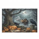 Spooky Halloween Night 1000-Piece Wooden Jigsaw Puzzle